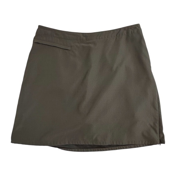 PATAGONIA Duway Tech Active Skort Bog Green Shorts Skirt Womens‎ 12 - Picture 1 of 12